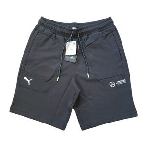 Puma Mercedes AMG Petronas Formula One Team Sz Medium Mens Black Shorts Athletic